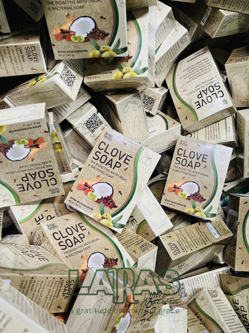 SOAP GENIC - Clove Soap · diproduksi oleh CV. Laras Natura